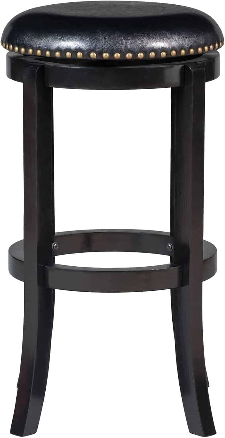 Black Cordova Swivel Bar Stool