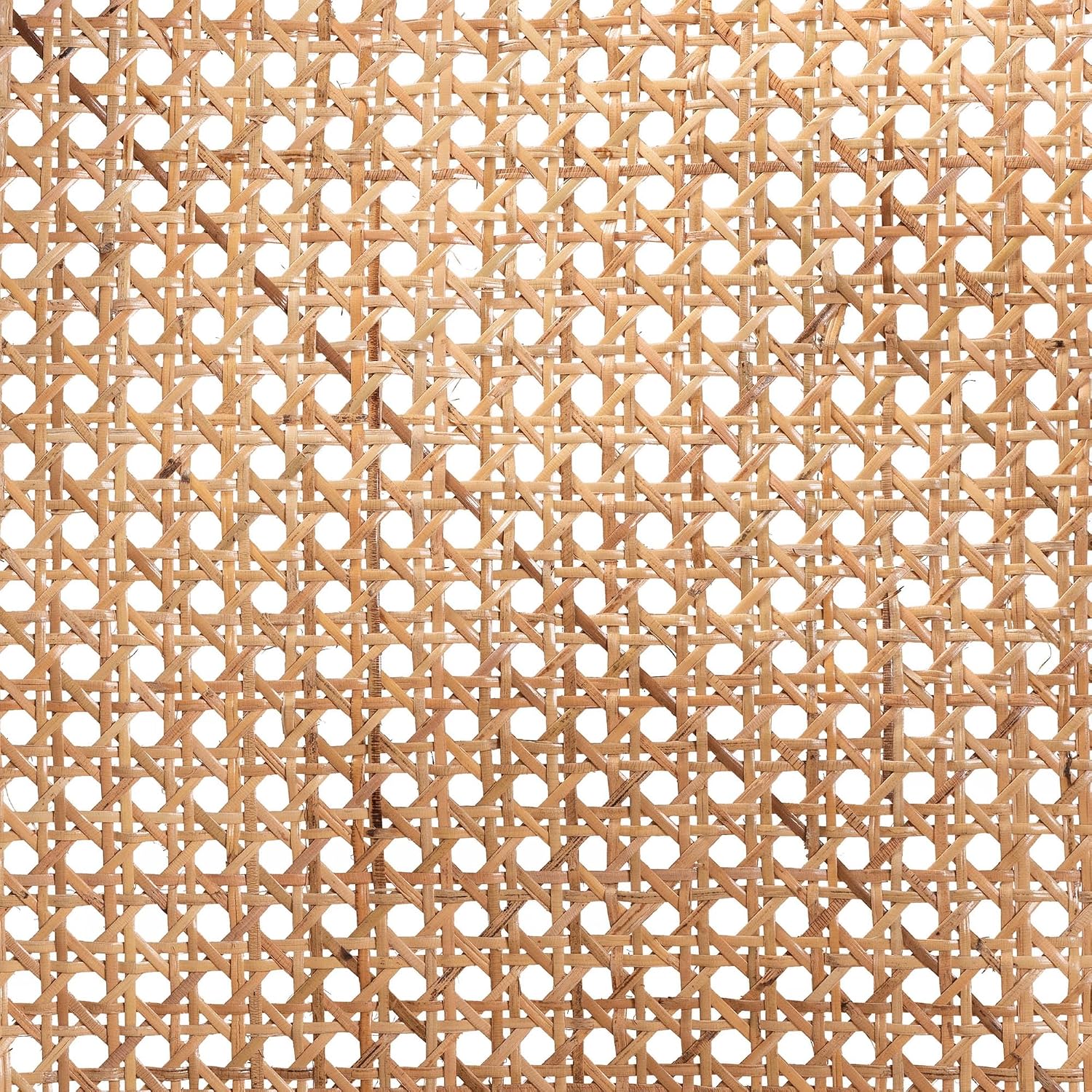 Two-Tone Natural Black Rattan Dining Chair